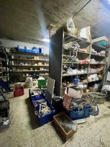 espace de stockage d'un artisan 