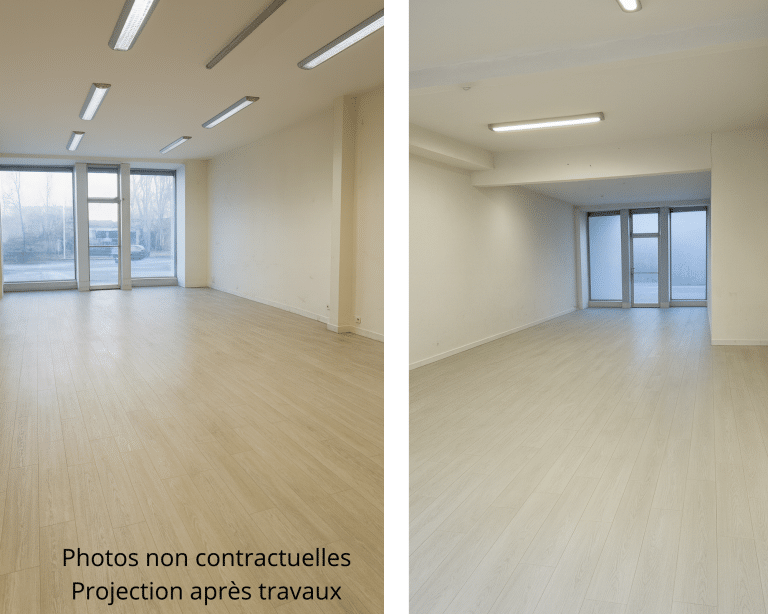 Photos non contractuelles Projection après travaux